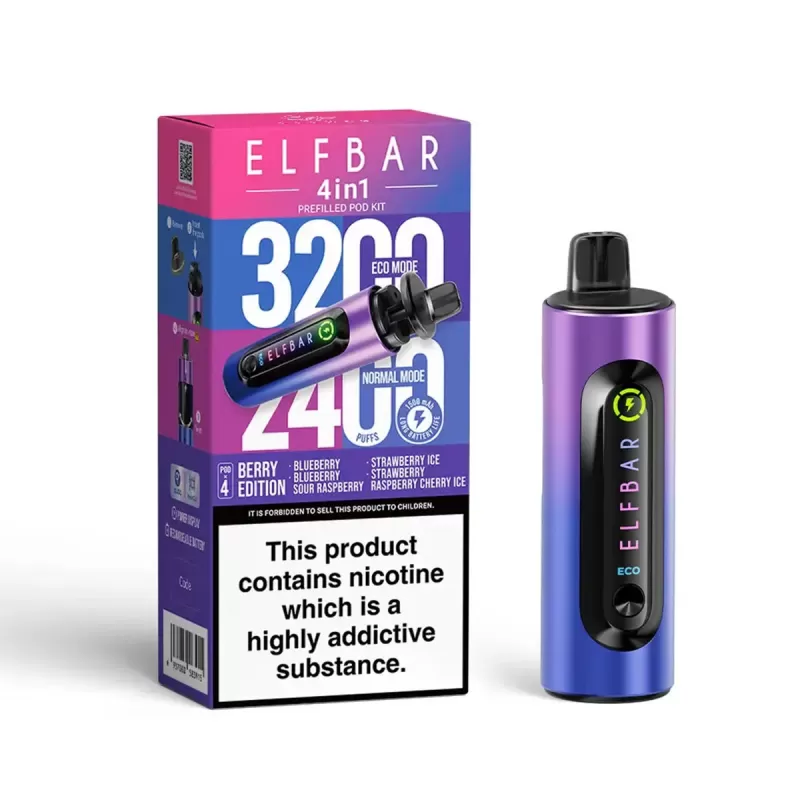 Elf Bar 4-in-1 Prefilled Pod Vape Kit - Mixed Fruits Edition - Image 2