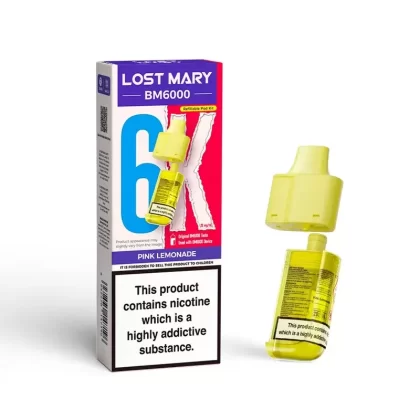 Lost Mary BM6000 Prefilled Pod Pink Lemonade - Vape Store