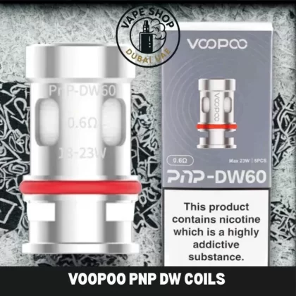 VOOPOO PNP DW Replacement Coils in Dubai, UAE - PNP DW60 0.6 OHM, PNP DW80 0.8 OHM