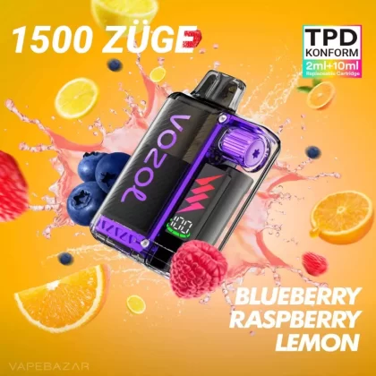 Vozol Vista Plug – Blueberry Raspberry Lemon Starter Kit - Vapebazar