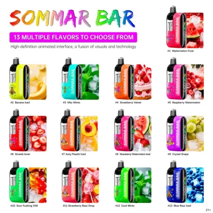 Sommar Bar 50K - Juicy Peach Iced
