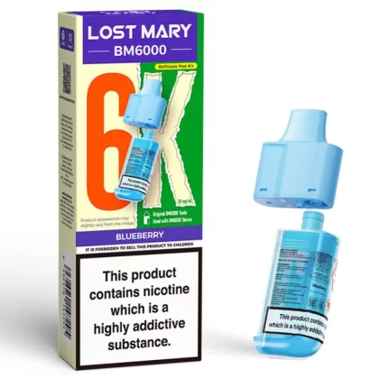Lost Mary BM6000 Prefilled POD 10mg - Pineapple Ice