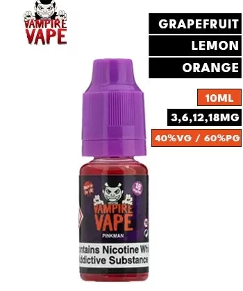 Pinkman eLiquid by Vampire Vape - 06mg / 10ml