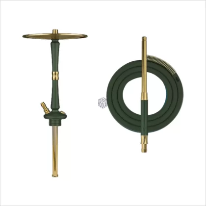 Shisha Hoob GO Wine Red Gold - Uszczelka; Dyfuzor, Talerzyk