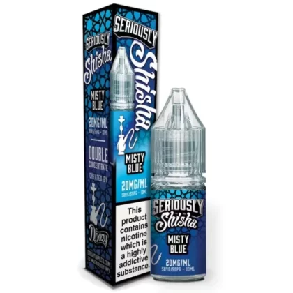 DOOZY SERIOUSLY SHISHA MISTY BLUE 10ML NIC SALT E-LIQUID