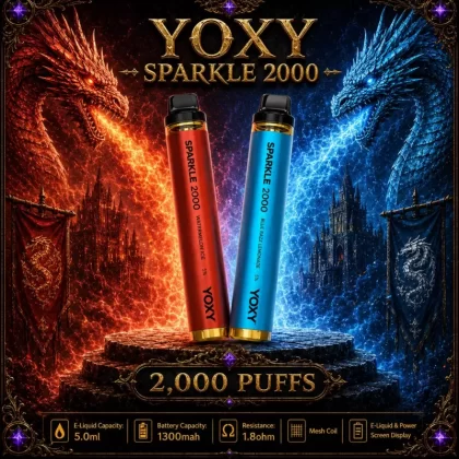YOXY Sparkle 2000 - Strawberry Ice Cream - Vapeciga
