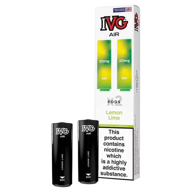 Lemon Lime IVG Air Replacement Pods - Vapeshop Co