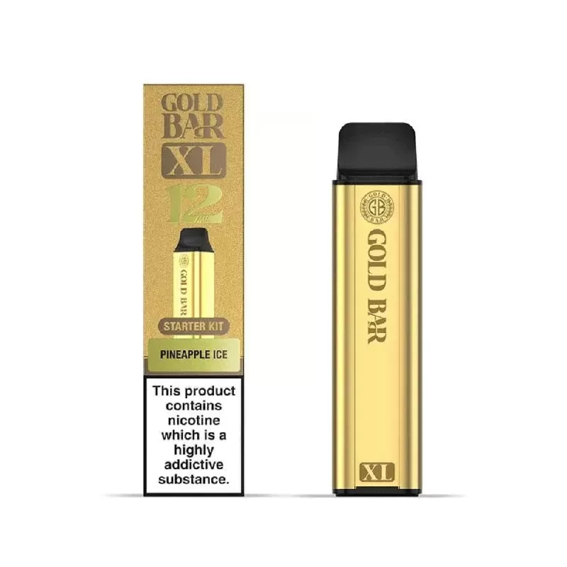 Gold Bar XL Prefilled Pod Kit Pineapple Ice - Strength#20mg