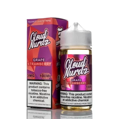 Cloud Nurdz E-Liquid Grape Strawberry 100ml