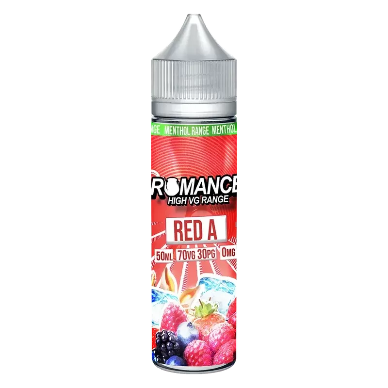 Romance Red A 50ml Shortfill e-liquid 70/30 Vg/Pg
