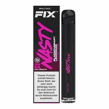 NASTY FIX AIRFIX – Blackcurrant Lemonade Wicked Haze - Nasty Fix - Airfix; Limonade; Propylenglykol, Nikotin-Benzoat