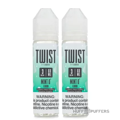 Twist E-Liquids – Mint 0° (Arctic Cool Mint) 120mL - Nicotine Strength#0mg>3mg>6mg