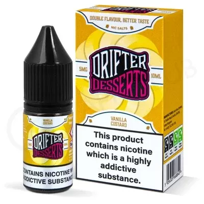 Vanilla Custard Nic Salt E-Liquid by Drifter Dessert Salts