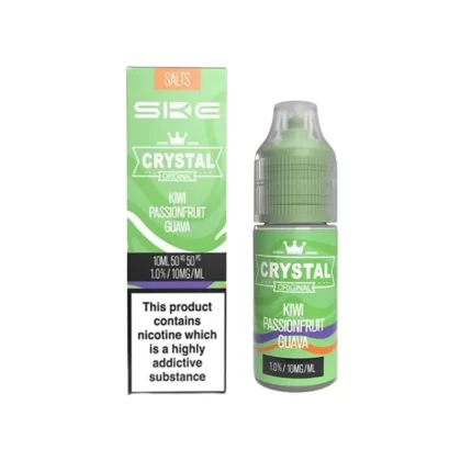 SKE Crystal Salts Kiwi Passion Fruit Guava E Liquid 10ml - Nicotine Strength#20mg>10mg (5CBD1B)
