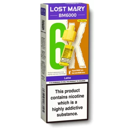 Latte BM6000 Refill Pods by Lost Mary - Ecigarettedirect Co