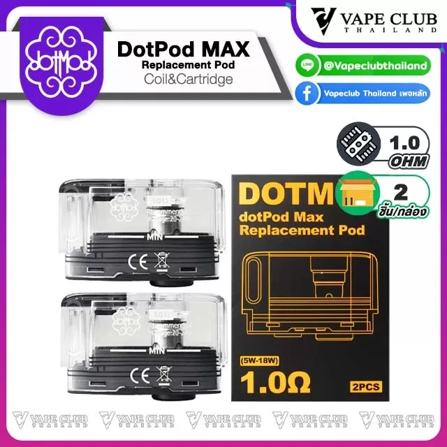 Dotmod DotPod Max Replacement Pod - Vape Product, Vape Product - Image 3