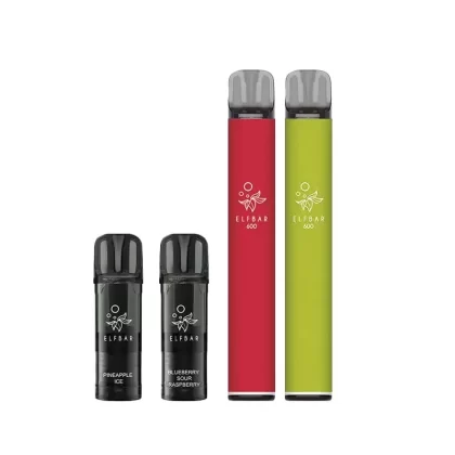 Elf Bar 600 Prefilled Kit Bundle - Vapestore Co