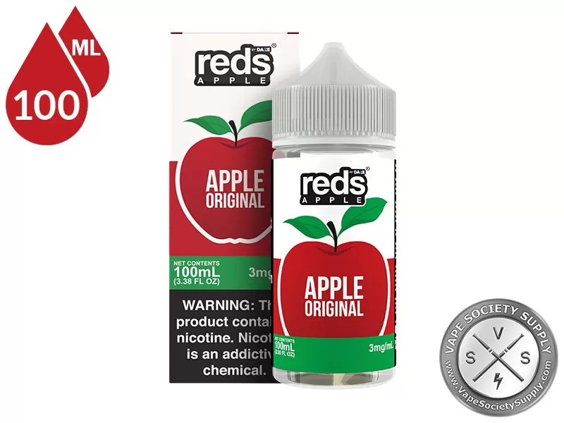 Original Reds Apple 7 Daze 100ml - Image 3
