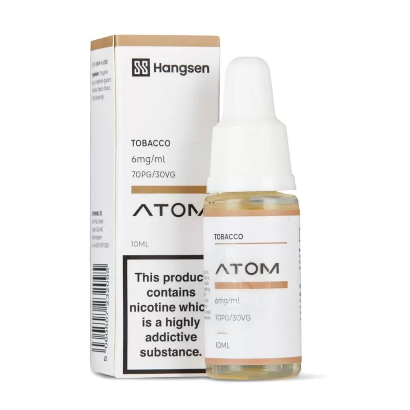 Tobacco E-Liquid Atom Series by Hangsen (10ml) - 6mg