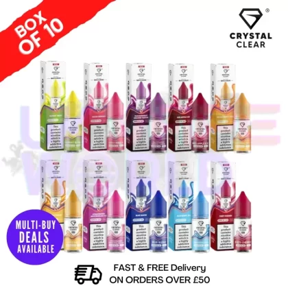 Crystal Clear Nic Salt Box Of 10 – Lowest Price