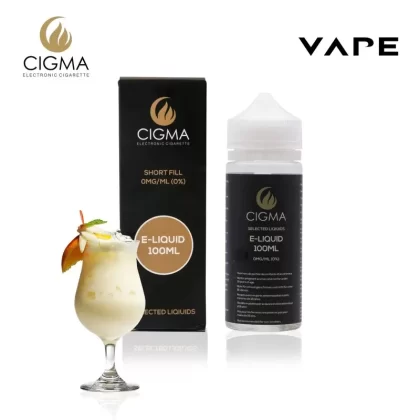 Cigma e-Liquid – Pinacolada 0mg 100ml Shortfill | Cigee
