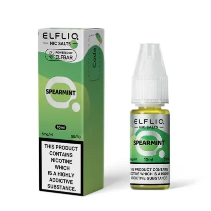 Elfliq Spearmint Nic Salts by Elf Bar