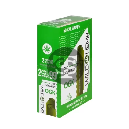 Wild Hemp OGK Wraps, 25 packs of 2, 99c pre-price - Ejuicewarehouse