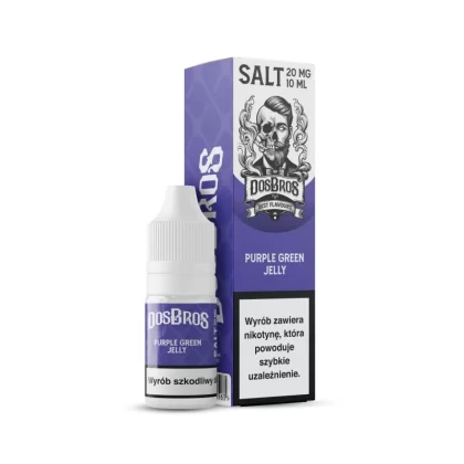 Liquid DosBros Salt 20mg 10ml Purple Green Jelly