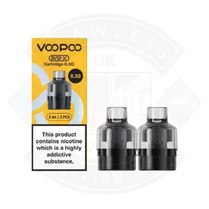 VOOPOO PnP X Pod Cartridge (2pcs/pack) - 0.3Ohm XL, 0.3ohm-2ml
