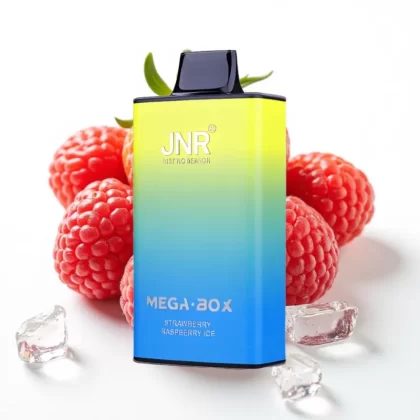 JNR Mega Box 25000 Puffs Desechable Fresa Frambuesa Hielo 30ml 850mAh - Fumotvapemexico
