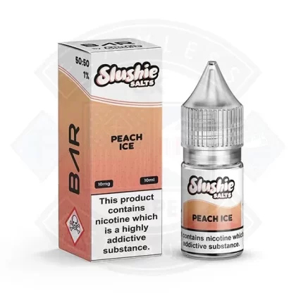 Bar By Slushie Peach Ice 10ml - Vape Product, Vape Product