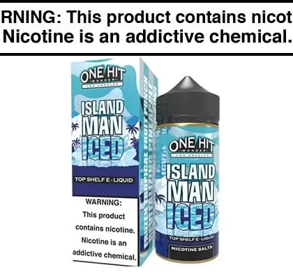 ISLAND MAN ICED BY ONE HIT WONDER SALT 30ML - Vapejuice
