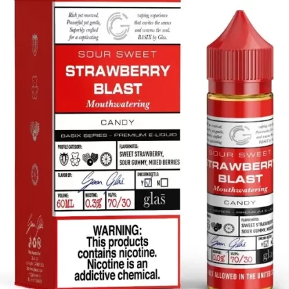 Glas Vape Basix Series Strawberry Blast