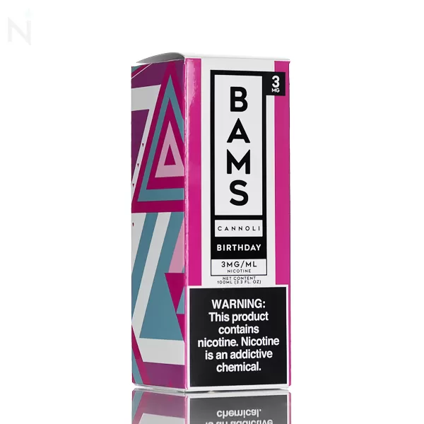 BAMS Cannoli - Birthday Cannoli - 100mL - 3mg - Image 3