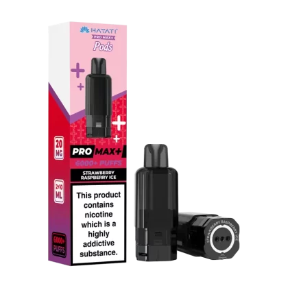 Strawberry Raspberry Ice Hayati Pro Max+ Refill Pack - 10mg - Vape Product (BC4873)