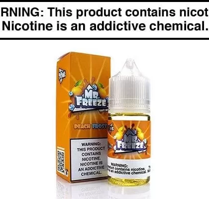 PEACH FROST BY MR. FREEZE SALTS 30ML - Vapejuice