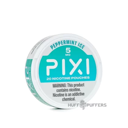 Pixi Nicotine Pouches – Peppermint Ice - Nicotine Strength#5mg>10mg