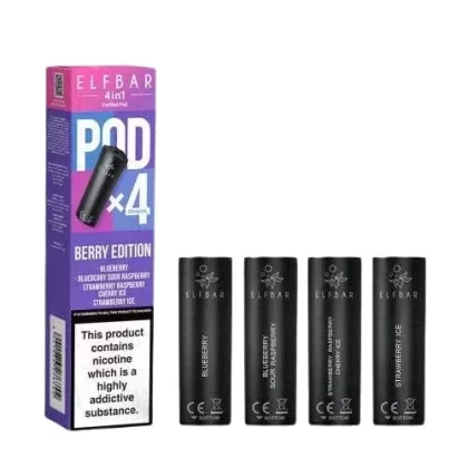 Elf Bar 4-in-1 Prefilled Pods - Blueberry Edition