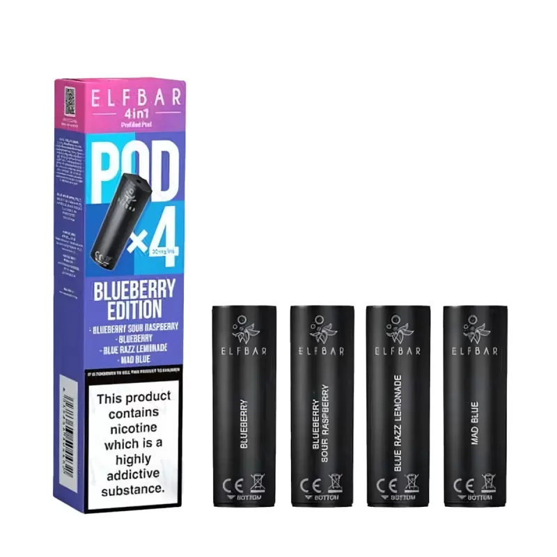 Elf Bar 4-in-1 Prefilled Pods - Blueberry Edition - Image 2