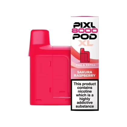 Sakura Raspberry Pixl 8000 Refill Pack - Vapeshop Co