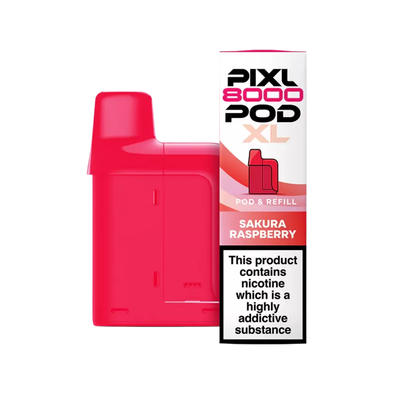 Sakura Raspberry Pixl 8000 Refill Pack - Vapeshop Co