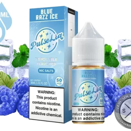 Blue Razz Ice by Pulse Liq Salts 30ml
