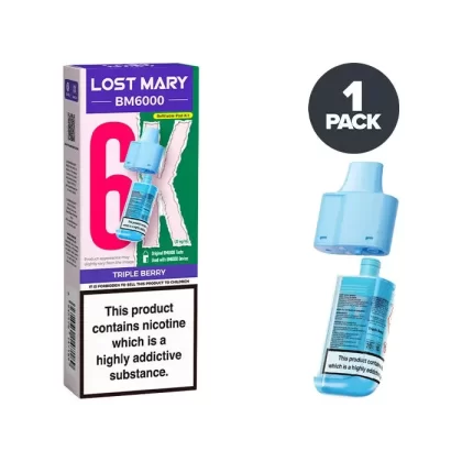 Triple Berry Lost Mary BM6000 Refill Pack - Ecigdepot