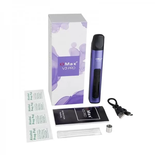 Dry Herb Vaporizer – XMAX V3 Pro Vaporizer - Black, Silver