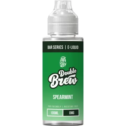 OHM BREW DOUBLE BREW SPEARMINT 100ML SHORTFILL E-LIQUID
