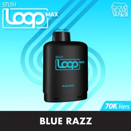 STLTH LOOP MAX 70K Pod Pack – Blue Razz