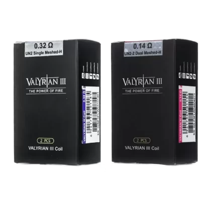 Valyrian III Coils - RESISTANCE#0.14 ohm Dual Mesh>0.32 ohm Single Mesh