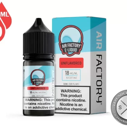 Unflavored AIR FACTORY SALTS 30ml