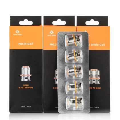 Geek Vape M Replacement Coils 5-Pack - 0.14ohm, 0.15ohm (3D01A0)