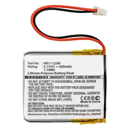 Batteries N Accessories BNA-WB-P8741 Smartwatch Battery – Li-Pol, 3.7V, 320mAh, Ultra High Capacity Battery – Replacement for Casio MR11-2286 Battery